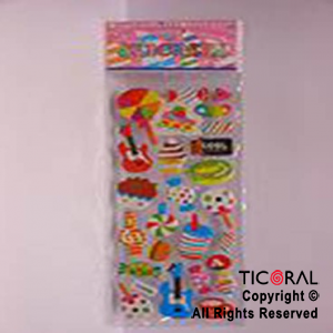 STICKER PALETA/DULCES/GUITARRAS HS5401-2 x 12